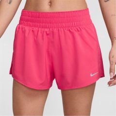 Nike One Women's Dri-FIT Mid-Rise 3 2-in-1 Shorts Aster Pink