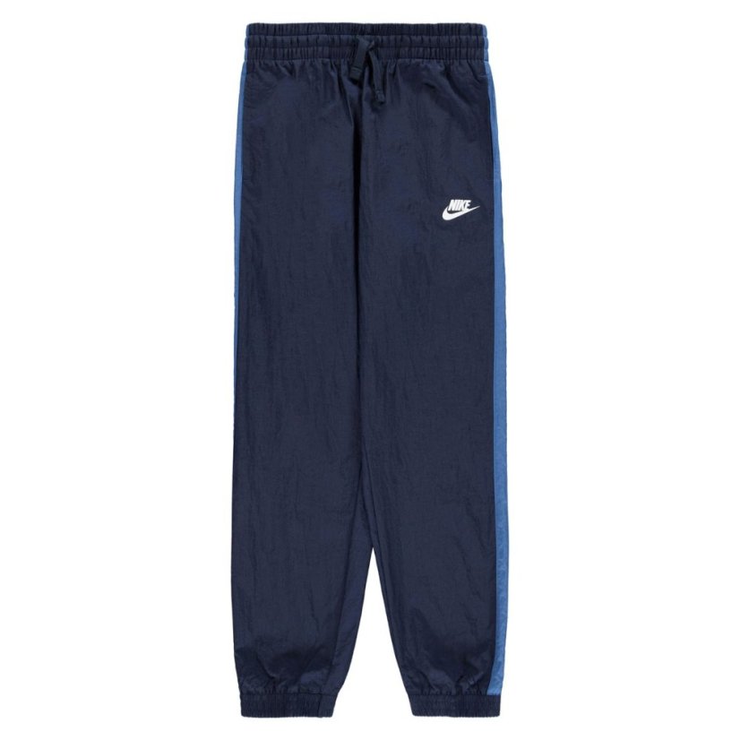 Nike Sportswear Big Kids' Woven Tracksuit Midnight Navy/M