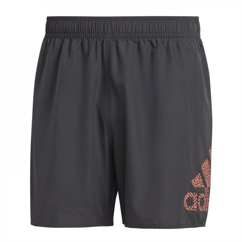 adidas Badge of Sport Swim Shorts Grey/Crl Fusion