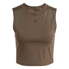 adidas Women's Pro Series Tank Performance Gym Vest Shadow Olive