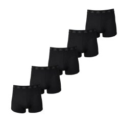 Giorgio Mens Essential 5-Pack Trunks Black