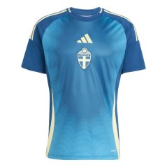 adidas Sweden Away Football Shirt 2025 Mens Legend Marine