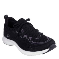 Skechers Women's VF Move Slip On Trainers Black/Grey