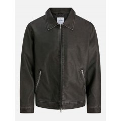 Jack and Jones Casablanca PU Jacket Mens Black