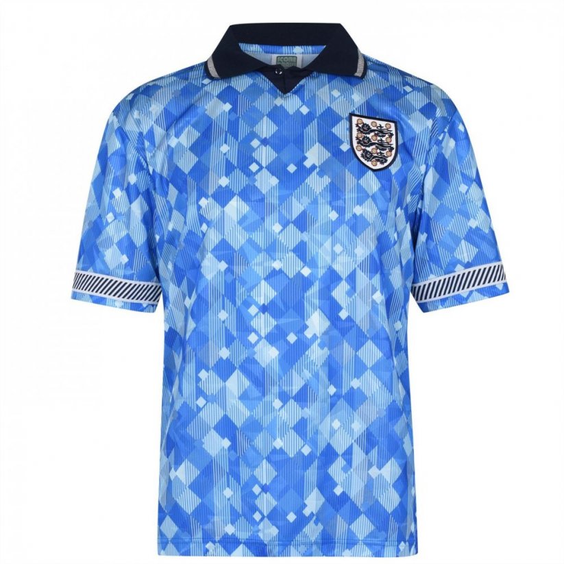 Score Draw England 1990 Third Shirt With Printing 10