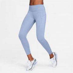 Nike Dri-FIT Go Women's Firm-Support Mid-Rise 7/8 Leggings with Pockets Slate/Black