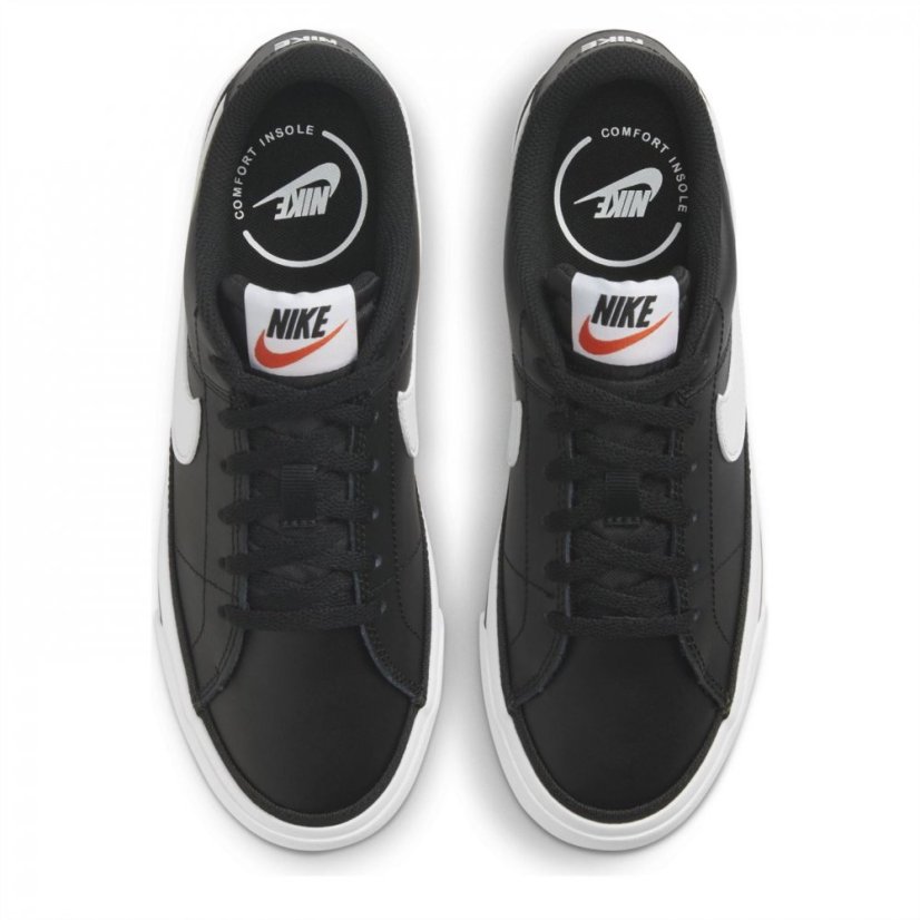Nike Court Legacy Big Kids' Trainers Black/White