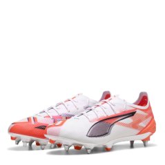 Puma Ultra 5 Ultimate Soft Ground Football Boots Juniors Puma White