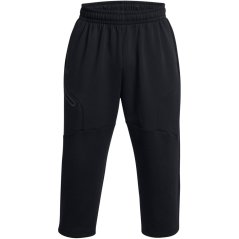 Under Armour Men's Fleece Baggy Cropped Performance Tracksuit Bottoms Black