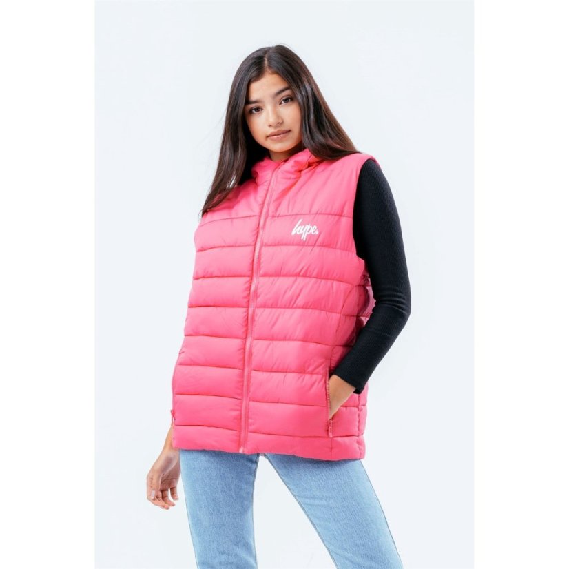 Hype Gilet-L/Q In99 Pink