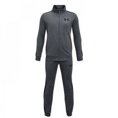 Under Armour Under Armour UA Rival Knit Tracksuit Boys Pitch Gray