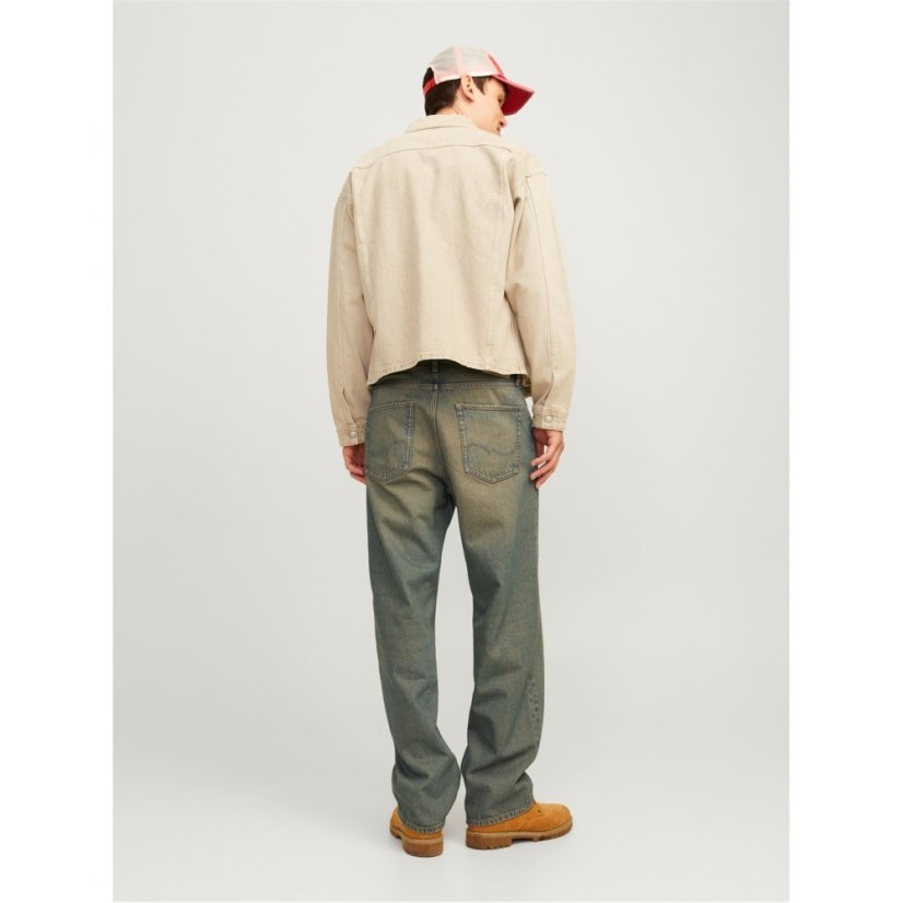 Jack and Jones Men's Alex Straight Leg Jeans Blue Denim