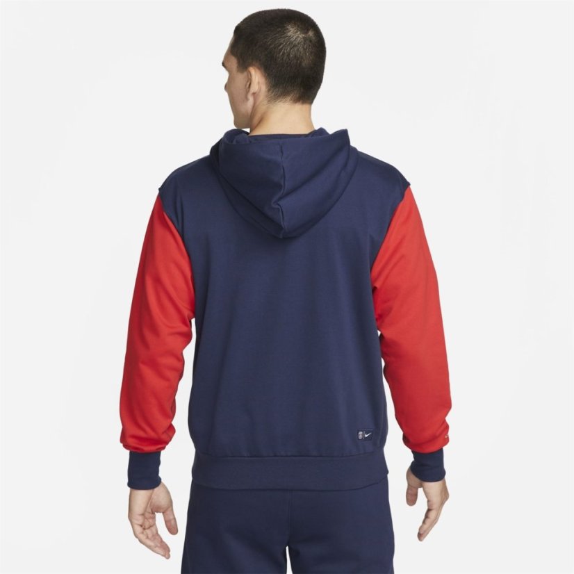 Nike Paris Saint-Germain Standard Issue Men'S Soccer Pullover Hoodie pánská mikina Navy/Red