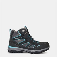 Karrimor Mount Mid Ladies Waterproof Walking Boots Grey/Blue