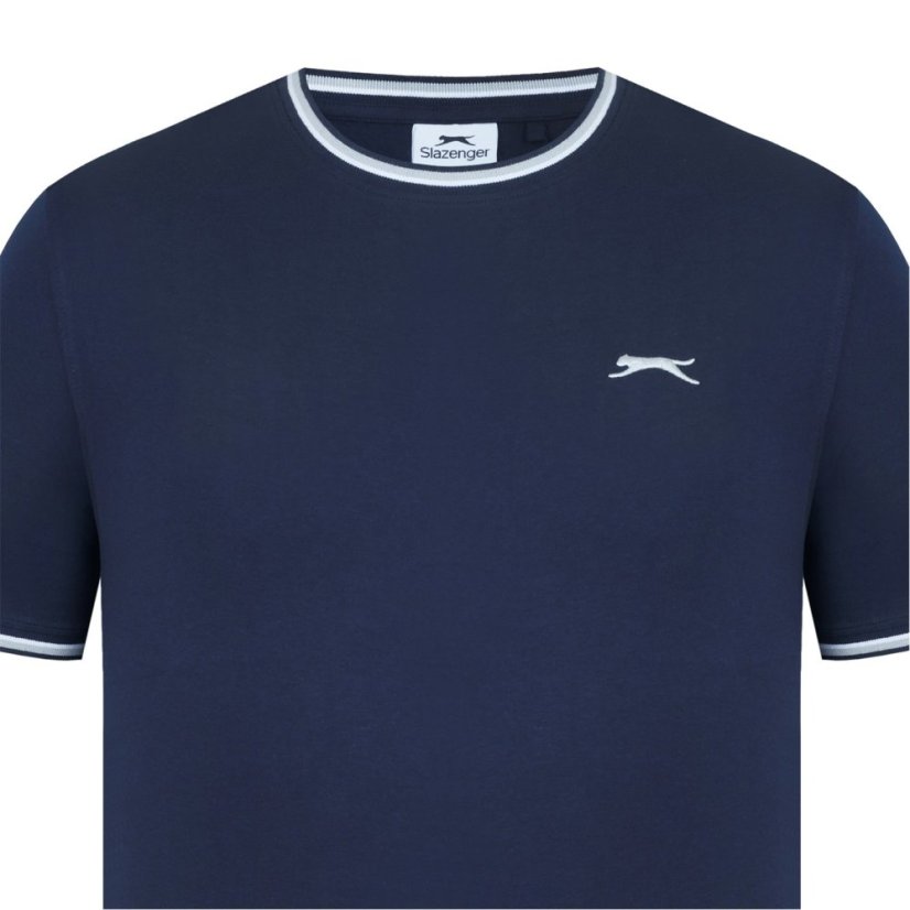 Slazenger Tipped pánské tričko Navy