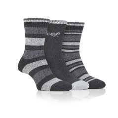 Jeep Women's Striped Boot Socks Slate/Grey