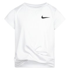 Nike Kids' All Day Play Twist Hem T-Shirt White