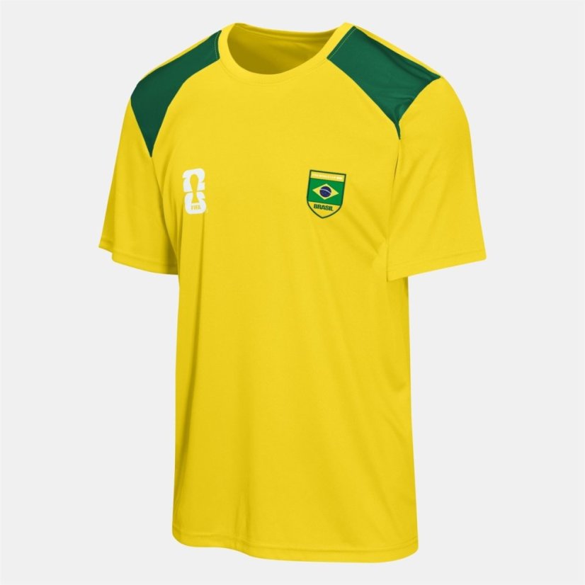 FIFA Kids' International Licensed Short Sleeve T-Shirt Yellow