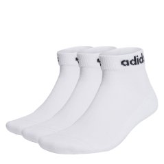 adidas LIN ANKLE 3P White/Black