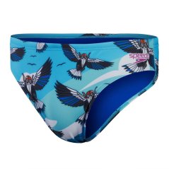 Speedo Escape 5cm Brief Mens Blue/Pink