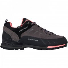 Karrimor Hot Route Womens Walking Shoes Charcoal/Coral