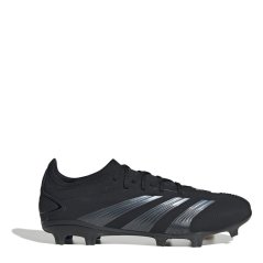 adidas Predator 24 Pro Firm Ground Boots Black/Grey