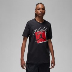 Nike Men's Graphic T-Shirt Black/Gym Red