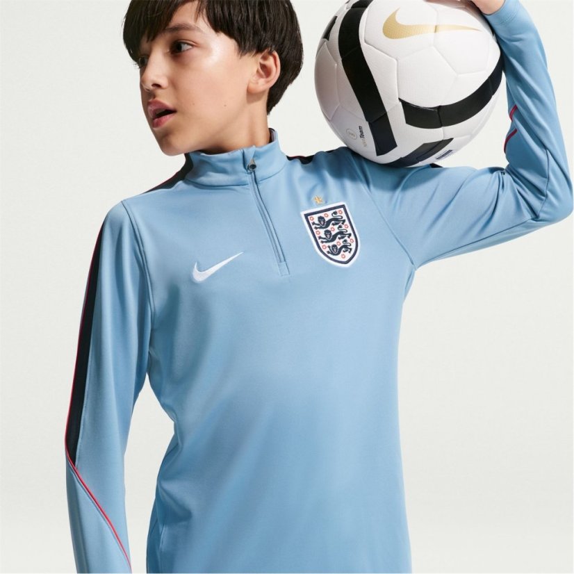 Nike Kids' England International Licensed Drill Top Blue/Navy