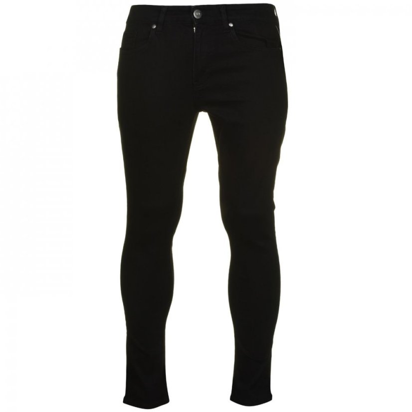 Firetrap Super Skinny Jeans Black 2