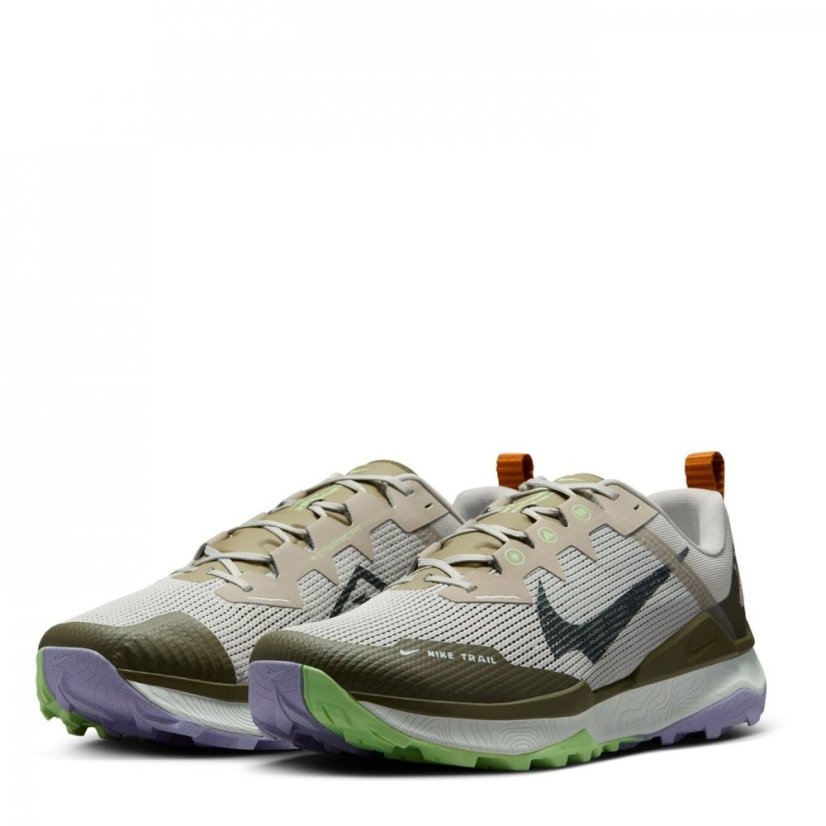 Nike React Wildhorse 8 Men's Trail Running Shoes Lt Iron Ore
