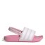 adidas Adilette Estrap Slides Kids Pink/White
