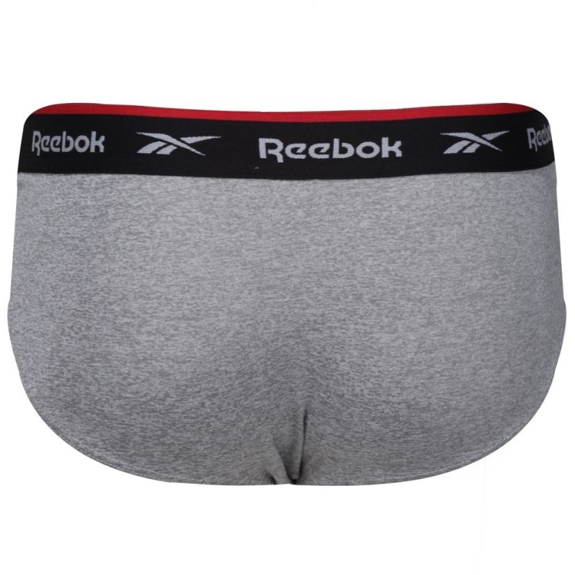 Reebok 3 Pack Mens Performance Briefs Black/White/Grey