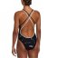 Nike HydraStrong Solid Spiderback 1-Piece Swimsuit Black