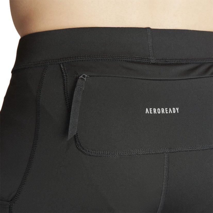 adidas Own the Run Short Tights Mens Black