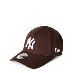 New Era 9FORTY Adjustable Cap NY Brown / White
