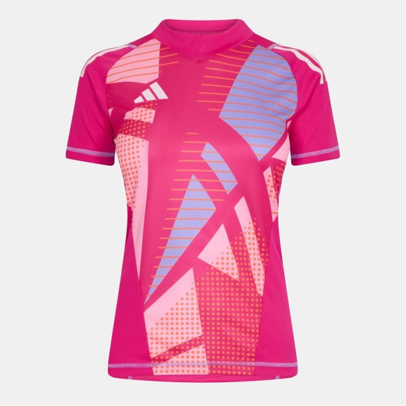 adidas Tiro 24 Pro Short Sleeve Goalkeeper Jersey Real Magenta