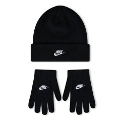 Nike Club Beanie/Glove Infants Black