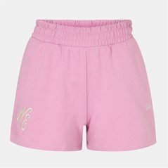 New Era Womens Jogger Shorts Pastel Pink