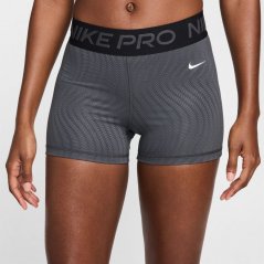 Nike Pro Women's Dri-FIT Mid-Rise 3 Printed Shorts Anthracite