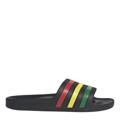 adidas Adilette Aqua Slide Mens Blk/Red/Grn
