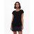 Only Women's Solid Short-Sleeve Blouse Black