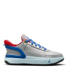 Air Jordan Day1 EasyOn Big Kids' Shoes Silver/Royal