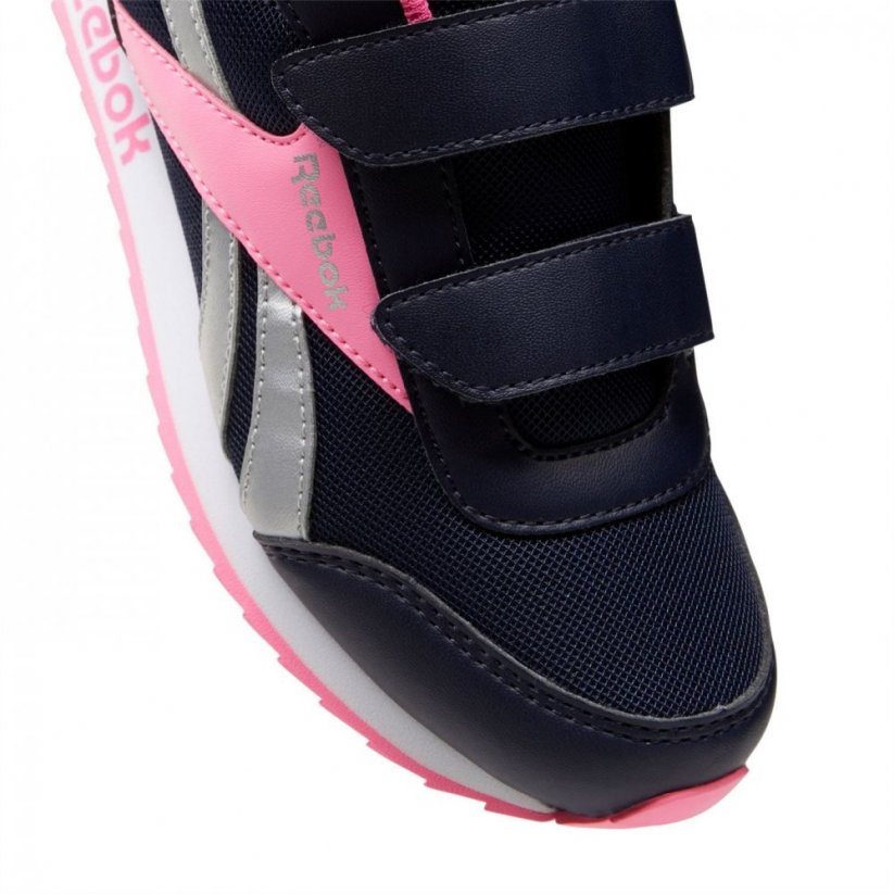Reebok Jogger RS Child Girls Trainers Navy/Pink