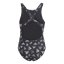 adidas Kids' Logo One Piece Swimsuit Black