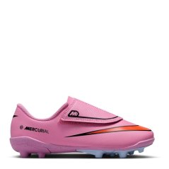 Nike Mercurial Vapour 16 Club Childrens Firm Ground Football Boots Pink/Black