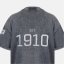 Everlast Men's NYC 1910 Oversized T-Shirt Washed Grey