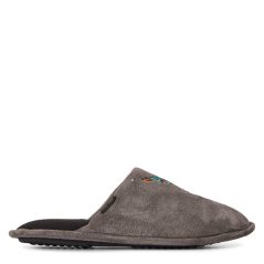 Ed Hardy Men's Mule Slippers Grey