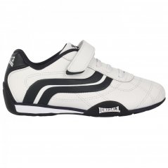 Lonsdale Camden Childrens Trainers White/Navy