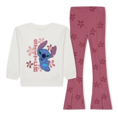 Character Lilo & Stitch Sweat and Rib Flare Trouser Set Lilo & Stitch