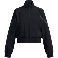 Under Armour Kids' Unstoppable Cropped Moisture-Wicking Performance Training Jacket Black